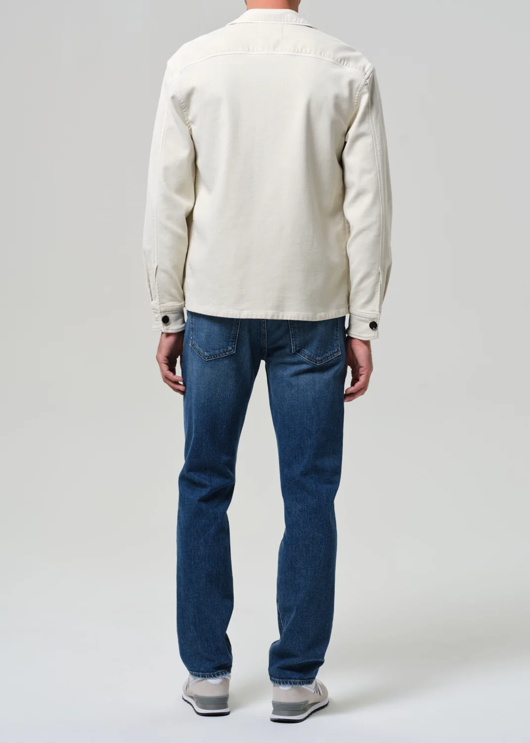 Elijah Straight Archive Denim in Mid Indigo - Image 3