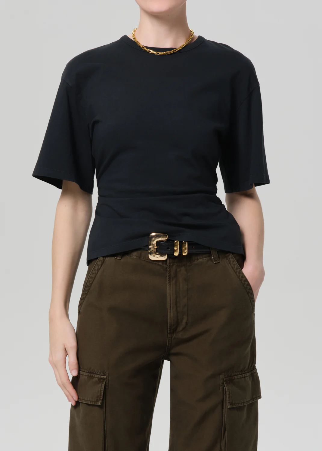 Fabien Tee in Washed Black