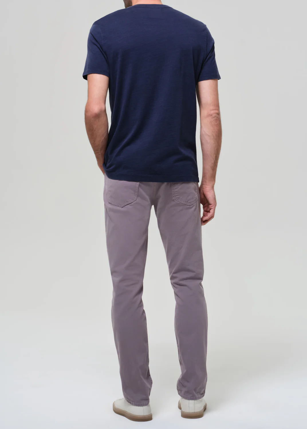 Gage Slim Straight Italian Canvas in Grey - Image 3