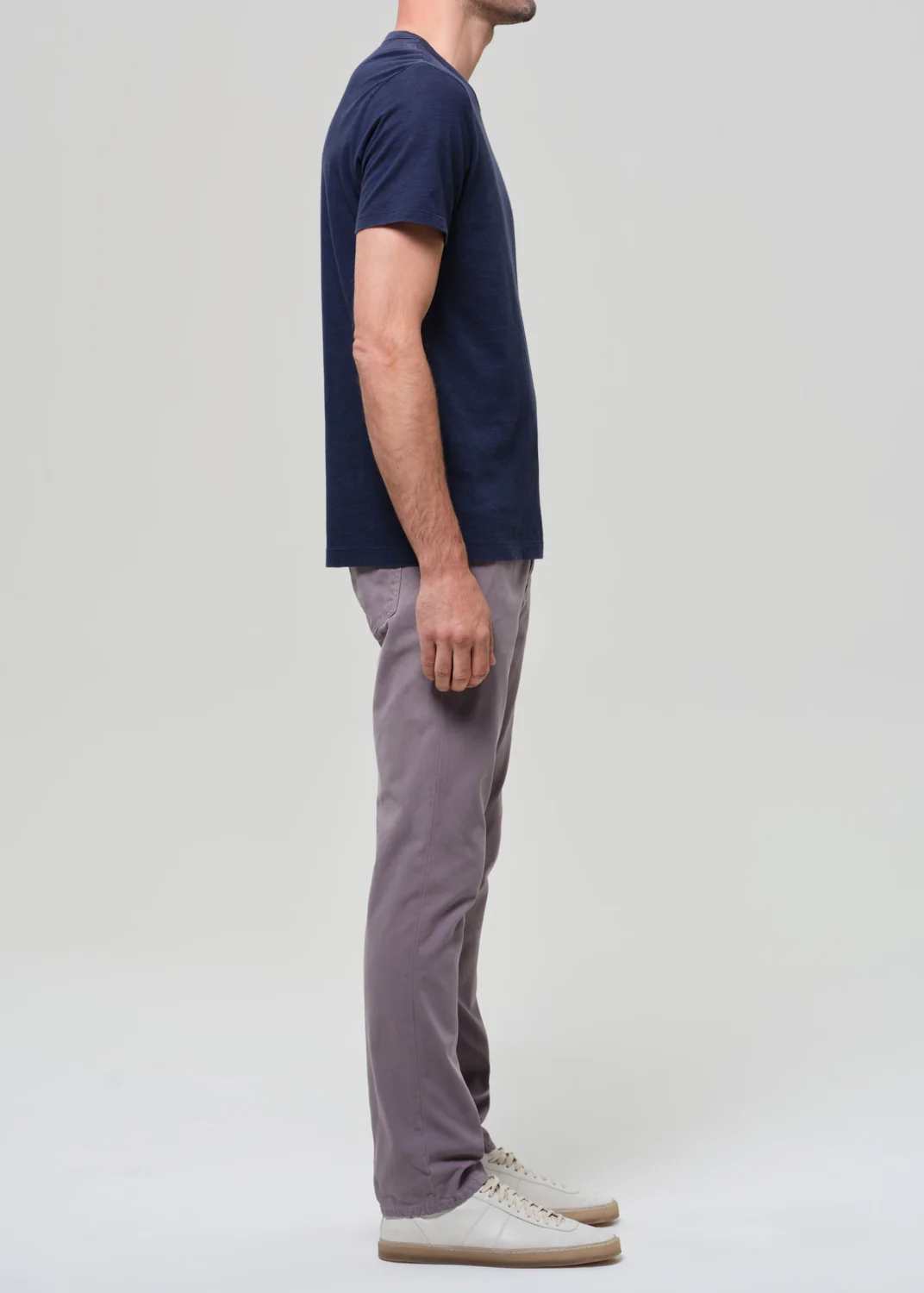 Gage Slim Straight Italian Canvas in Grey - Image 4