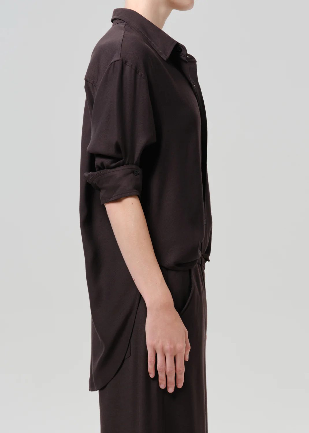 Kayla Shirt in Brown - Image 3