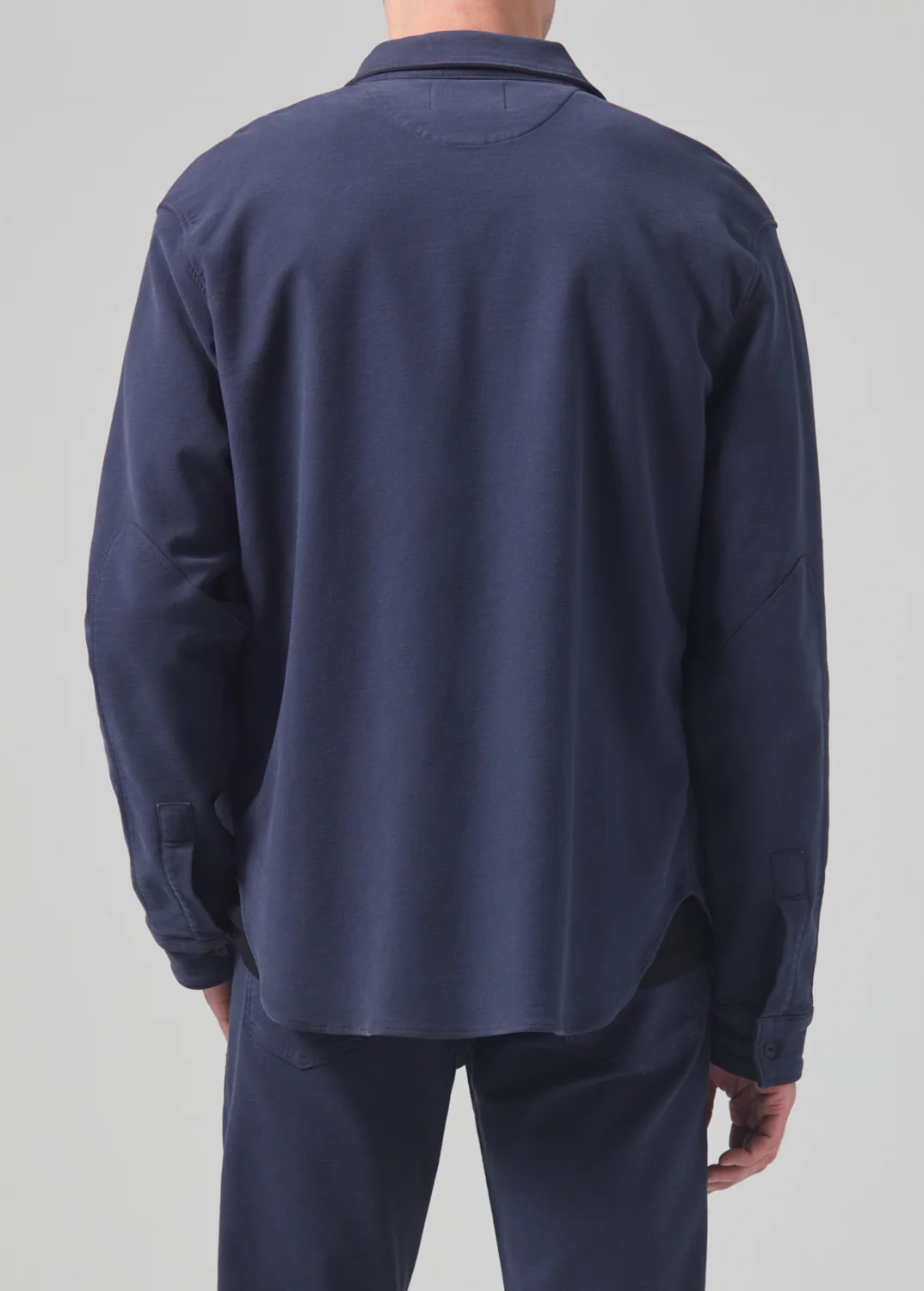 Luca Bucket Dye Shirt French Terry in Night Flight - Image 3
