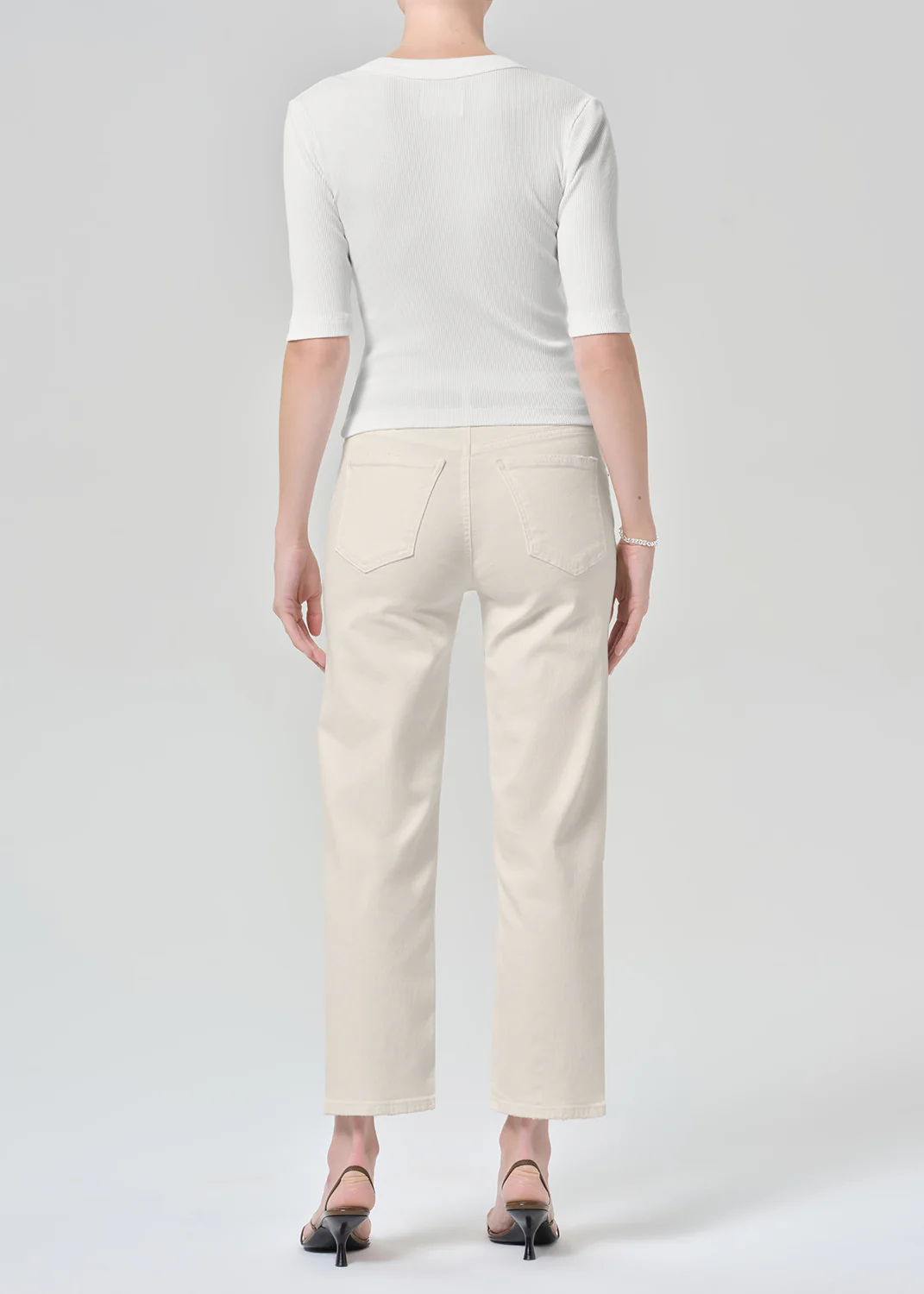 Palma Straight Clean Hem in Almond - Image 2